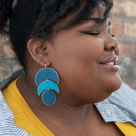 Moon Phase Earrings