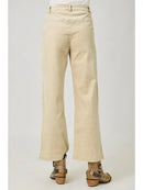 Washed Corduroy Trouser- Almond