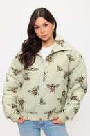 BUMBLE BEE PRINT JACKET