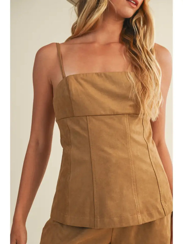 Straight Neck Cami Top