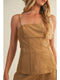 Straight Neck Cami Top