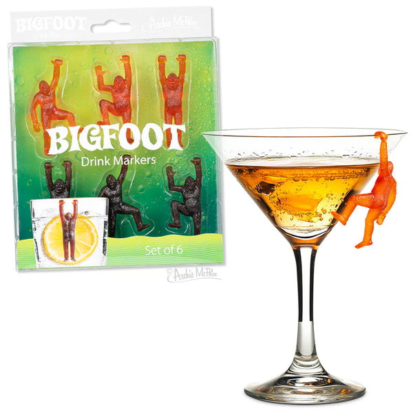 Bigfoot Drink Markers - Set of 6