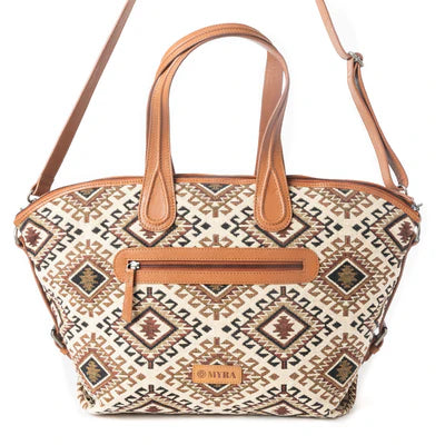 Bloomin' Ember Weekender Bag in Tribal Tan