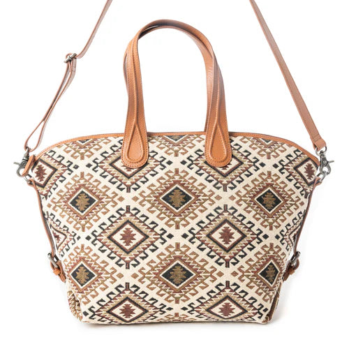 Bloomin' Ember Weekender Bag in Tribal Tan