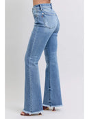 Judy Blue - High Waisted Bootcut with Fray Hem