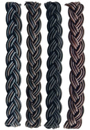 Wide Twist Leather Bracelet