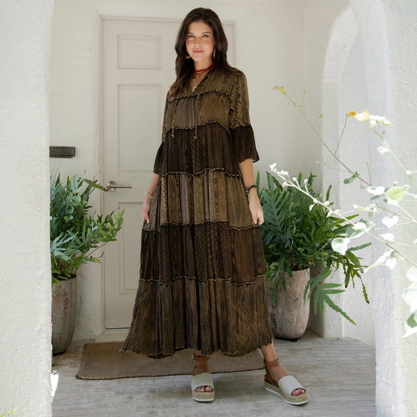 Timeless Long Jhabla Dress