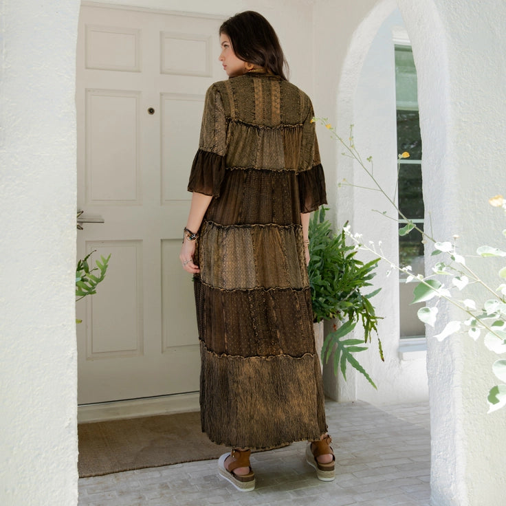 Timeless Long Jhabla Dress