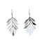 Metal Leaf Earrings