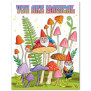 Magical Mushroom Birthday Card