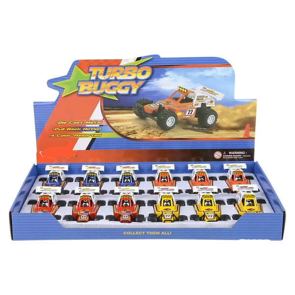 Die-Cast Pull Back Turbo Racer Car