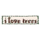 I Love Trees Large Bumper Stickers
