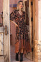 Twist Front LS Maxi Dress