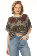 Cottage Garden Scarf Top