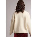 Christmas Tree Graphic Soft Knit Sweater- Butter