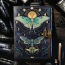 Luna Moth Leather Journal