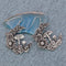 Mystic Mushroom Flower Moon Earrings