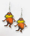 Orange Tree Hugger Acrylic Earrings