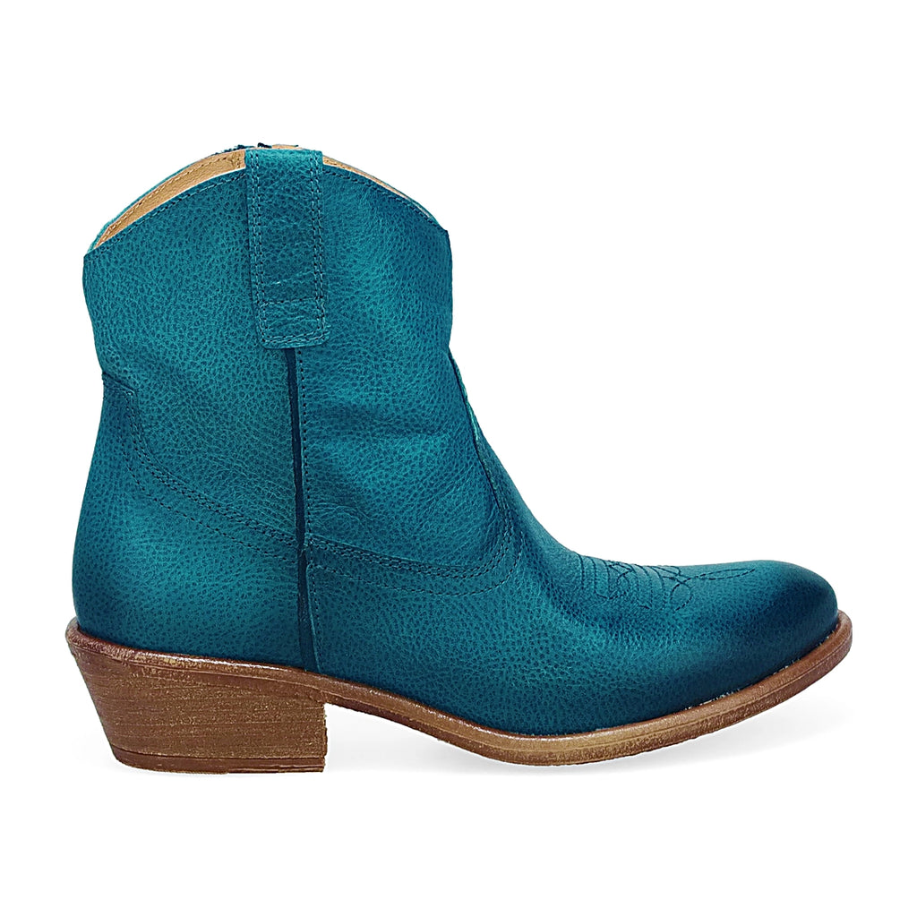 Carlitos Cowboy Ankle Boot- Inidgo – Sunbeam General Store