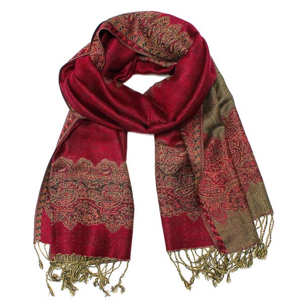 Luxury Paisley Pashmina Vests