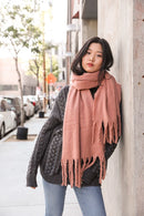 Chic Mohair Blanket Scarf