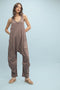 Knit Loose Fit Jumpsuit Onesie with Pockets