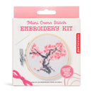 Mini Cross Embroidery Cherry Blossom