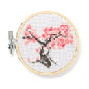 Mini Cross Embroidery Cherry Blossom