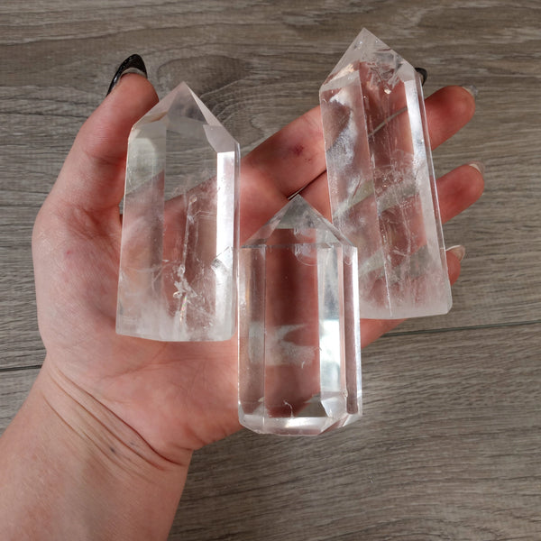 Clear Quartz Obelisk Tower