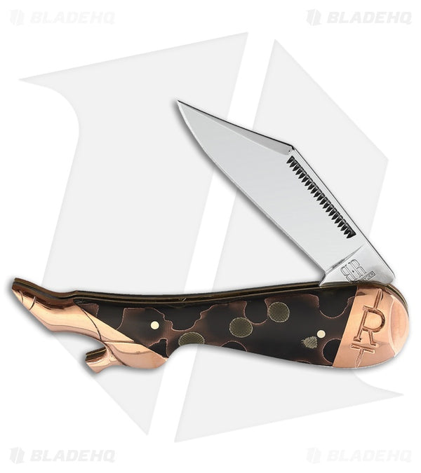 Rough Ryder Copper Swirl Leg Knife