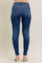 Judy Blue Core Mid-Rise Skinny with Handsanding