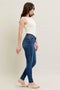 Judy Blue Core Mid-Rise Skinny with Handsanding