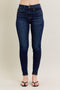 Judy Blue Core Mid-Rise Skinny with Handsanding