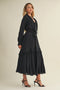 Belted Ruffled Dress