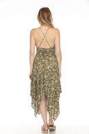 Celestial Keyhole Fairy Dress- Sage