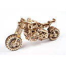 Ugears Motorcycle Scrambler UGR-10 -Wooden 3D Puzzles - Diy