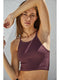 Knock Out Halter Top - Cassis