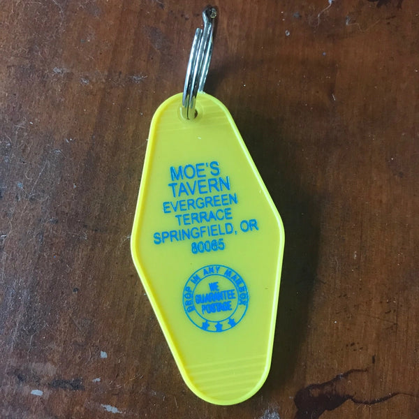 Moe's Tavern Motel Key Fob