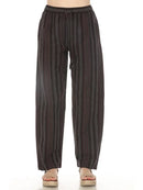 Unisex Stripe Comfy Lounge Pant with Elastic Waist