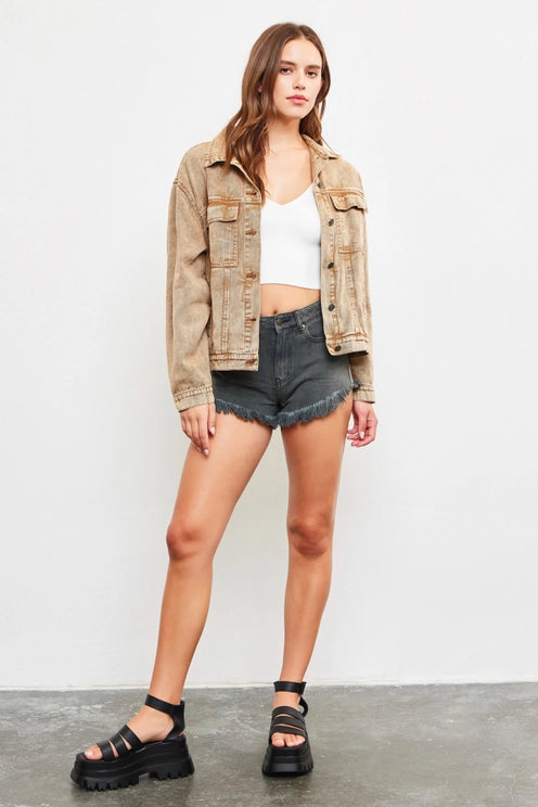 Cinnamon Denim Jacket