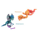 3D Printed Flexible Articulate Dinosaurs