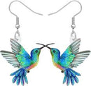 Acrylic Hummingbird Earrings