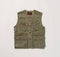 Stone Washed Utility Vest- Olive