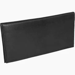 Leather Checkbook Wallet