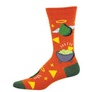 Holy Guacamole mens sock - Burnt Orange