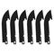 True Swift Edge 3.5" Drop Point Replacement Blade, Pack of 6