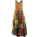 Patchwork Overall Dress