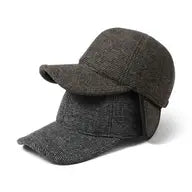 Unisex Fall/Winter Cap with Adjustable Strap And Ear Flaps