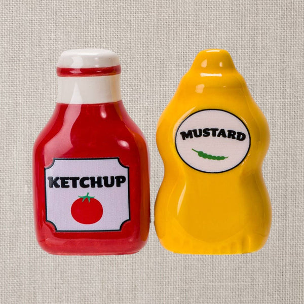 Mustard & Ketchup Salt and Pepper Shaker Set