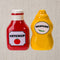 Mustard & Ketchup Salt and Pepper Shaker Set